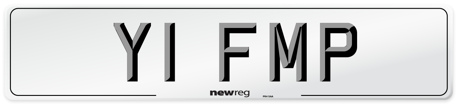 Y1 FMP Number Plate from New Reg